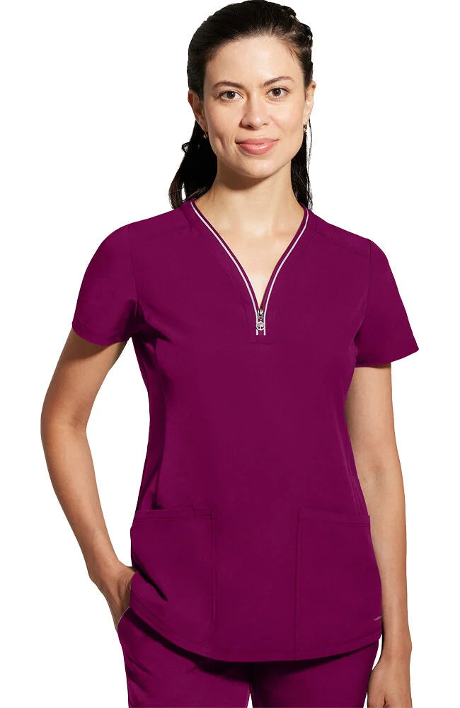 Healing Hands Women's Y-Neck Scrub Top - (2274)