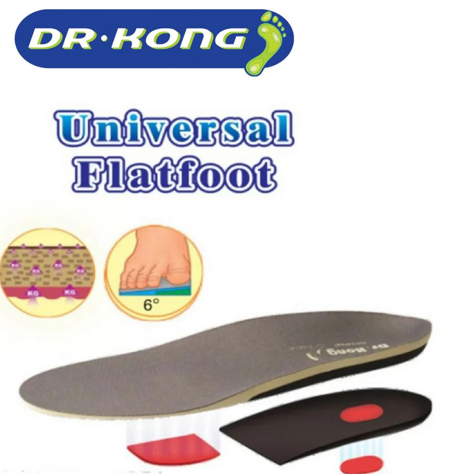 Dr.Kong - Universal Severe Flatfoot Insoles (I07051) - Uniscrubs