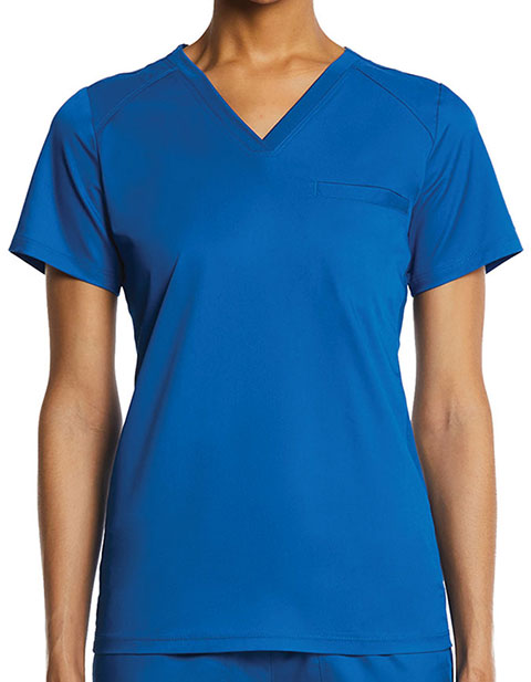 Maevn - Eon Women's Sporty V-Neck Solid Scrub Top (1778) - Uniscrubs