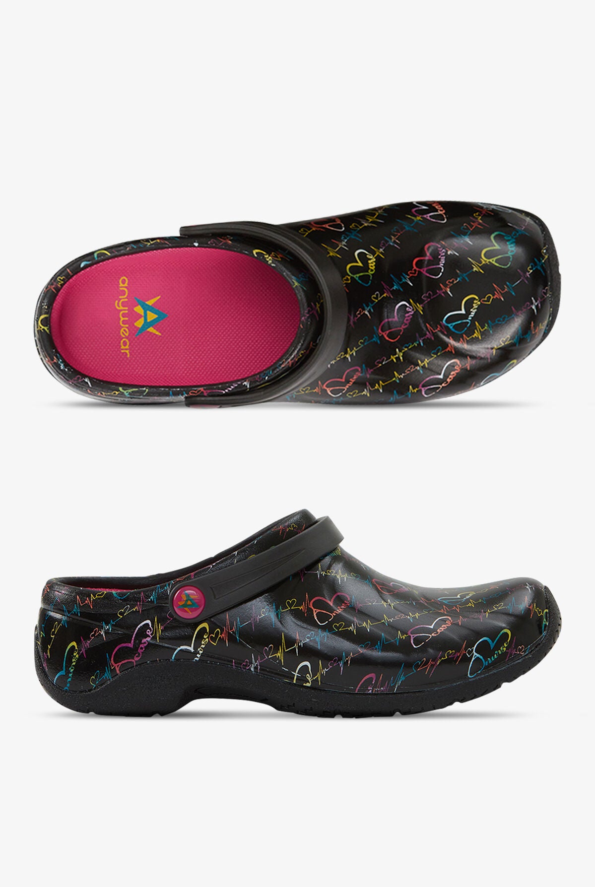 Anywear Women's Zone Sweet Beats Nursing Clogs - Uniscrubs