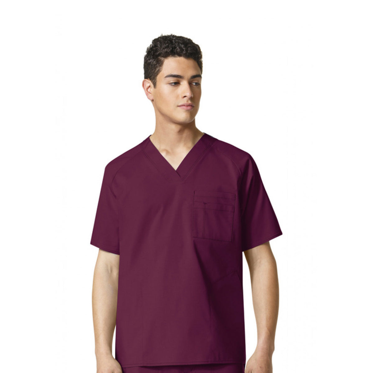 Wonderwink - WonderFLEX Men's Multi Pocket V-Neck Scrub Top (6718A) - Uniscrubs
