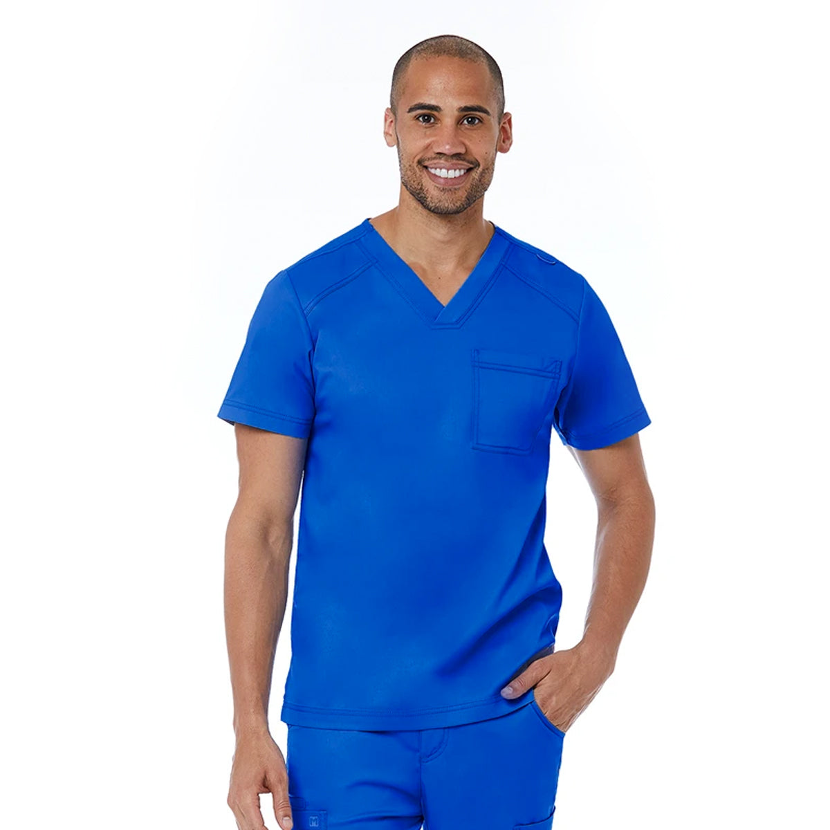 Maevn - Matrix Men's 1-Pocket STRETCH V-Neck Scrub Top (5501) - Uniscrubs