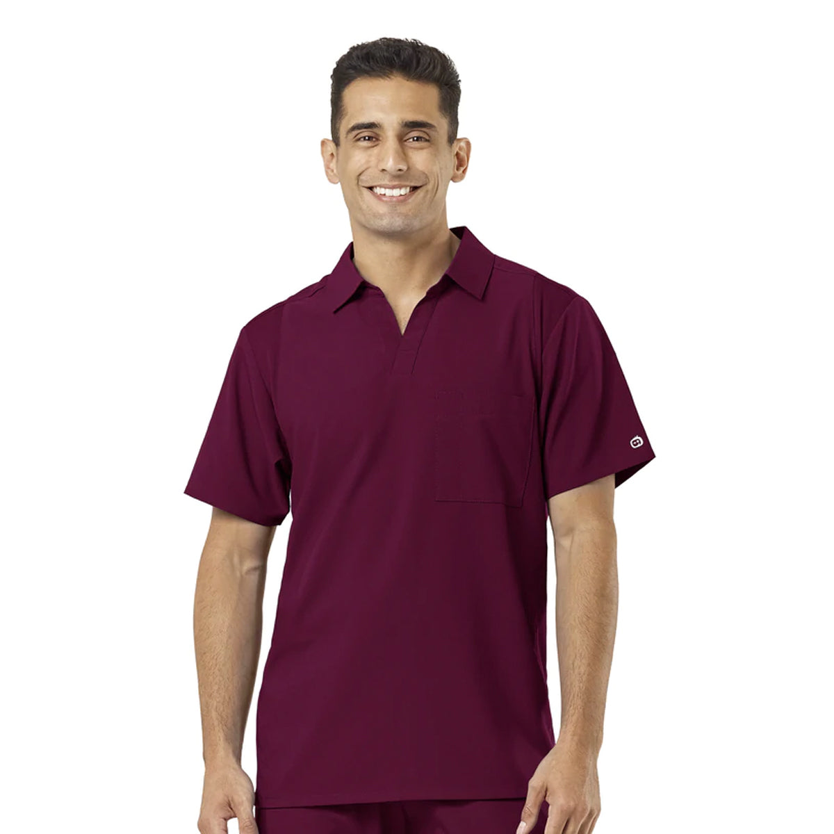 Wonderwink - W123 Men's Collar Scrub Top (6055) - Uniscrubs