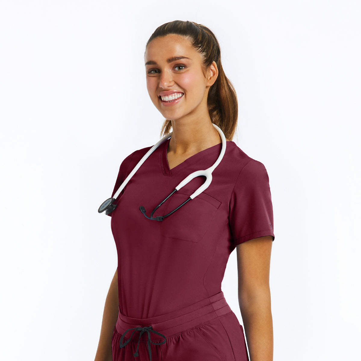 مايفن - بلوزة ماتريكس إمبلس النسائية ذات التصميم المطوي (4530)