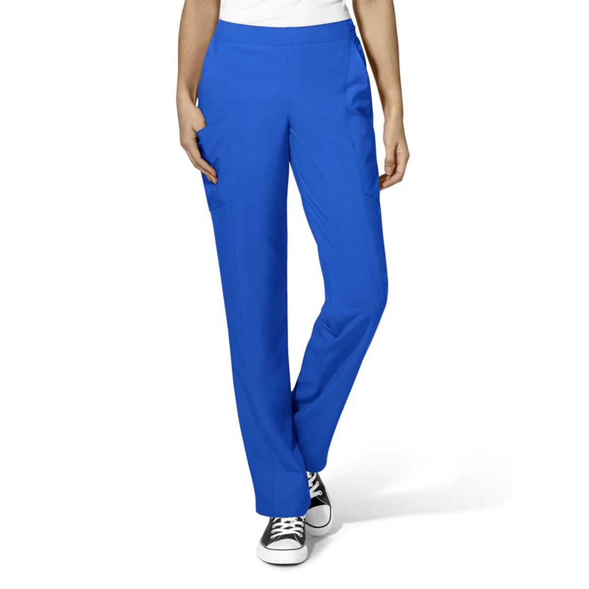 Wonderwink - W123 Women's Flat Front Cargo Scrub Pant (5155) - Uniscrubs