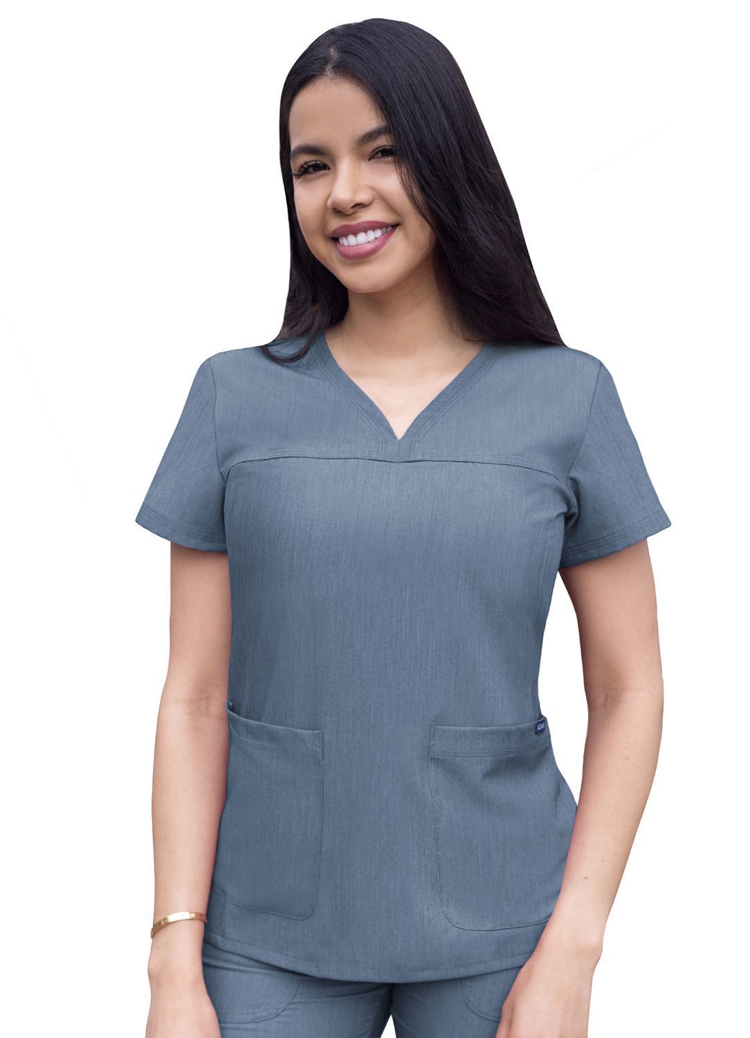 Adar - Women’s Sweetheart V-neck Scrub Top (P4210) - Uniscrubs