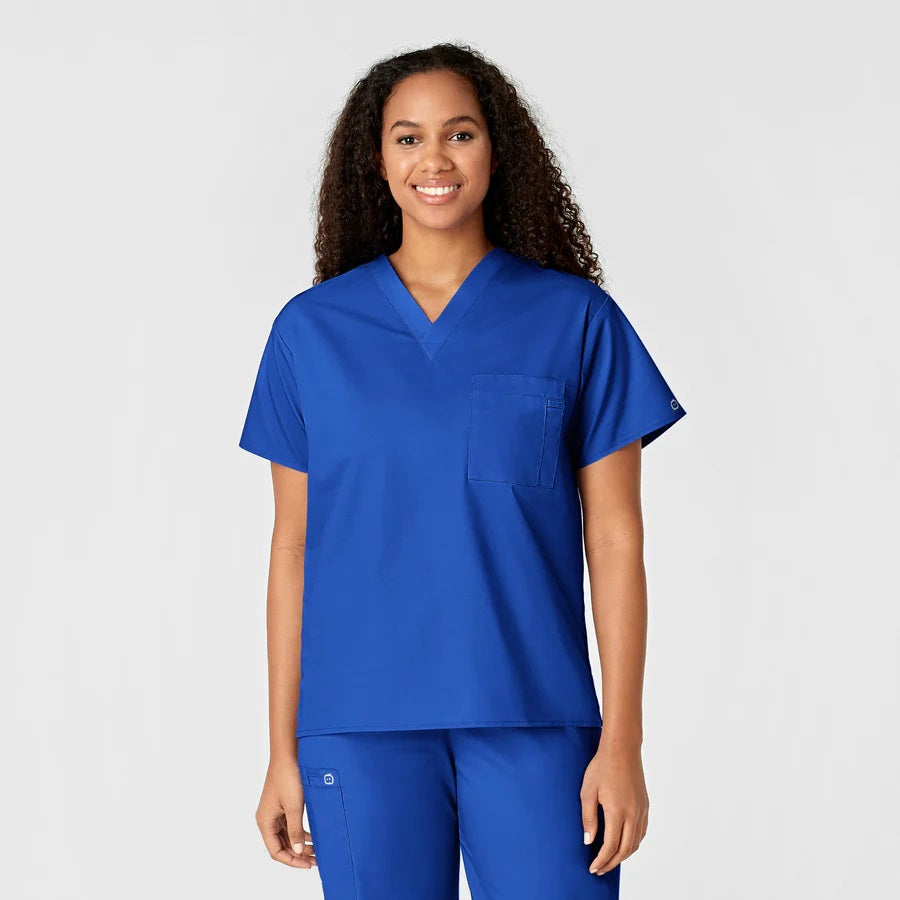 Wonderwink - Unisex V-Neck Scrub Top (100A) - Uniscrubs