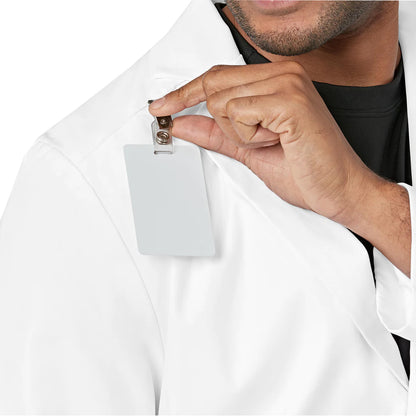 Wonderwink - Slate Men's 38 Inch Doctors Coat (7372) - Uniscrubs