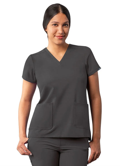 Adar - Women's Modern V-Neck Top (A6008) - Uniscrubs