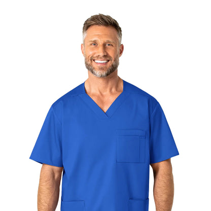 Wonderwink - WonderWORK Men's V Neck Scrub Top (103) - Uniscrubs