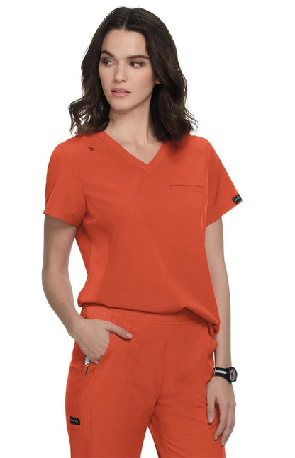 Koi - Renew Women's 1-Pocket Eco-Friendly Tuck-In Scrub Top (1038) - Uniscrubs