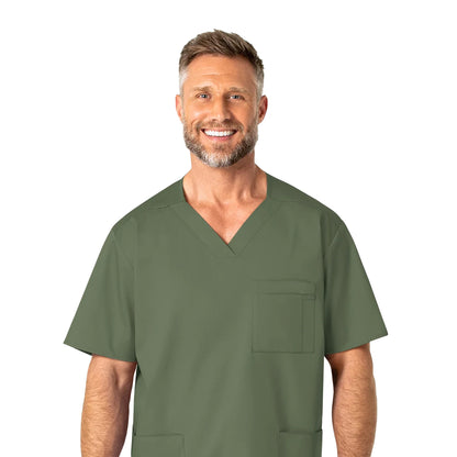 Wonderwink - WonderWORK Men's V Neck Scrub Top (103) - Uniscrubs