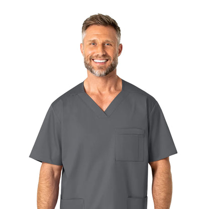 Wonderwink - WonderWORK Men's V Neck Scrub Top (103) - Uniscrubs