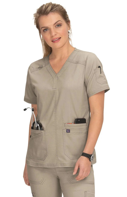 Koi - Stretch Liv Women's 5-Pocket Scrub Top (1043)