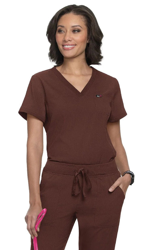 Koi - ite Vivacious Women's 1-Pocket Stretch Tuck-In Scrub Top (1041)