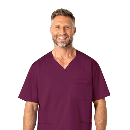 Wonderwink - WonderWORK Men's V Neck Scrub Top (103) - Uniscrubs