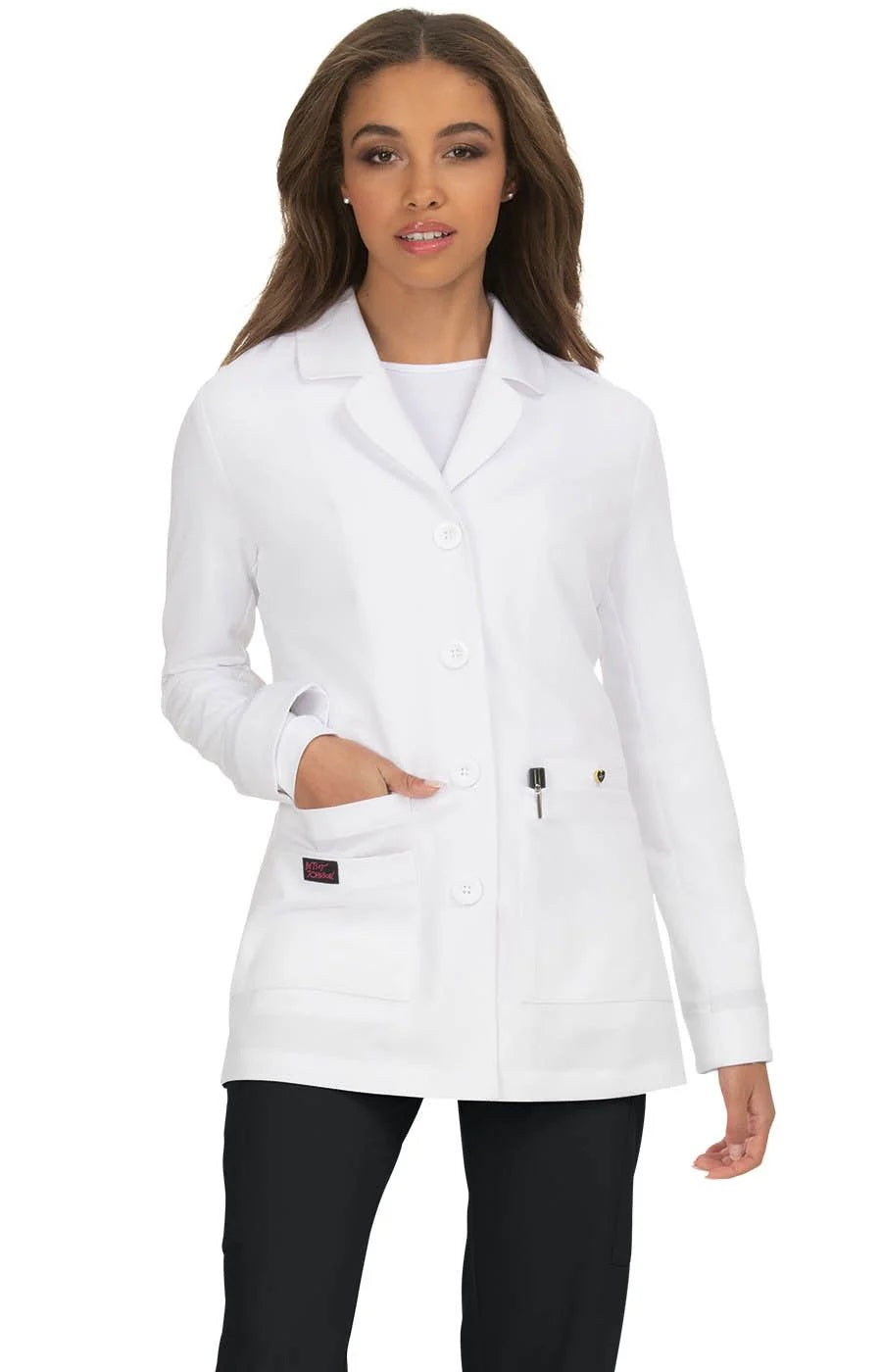 Koi - Betsey Johnson Canna Women's 5-Pocket Stretch Lab Coat (B402)