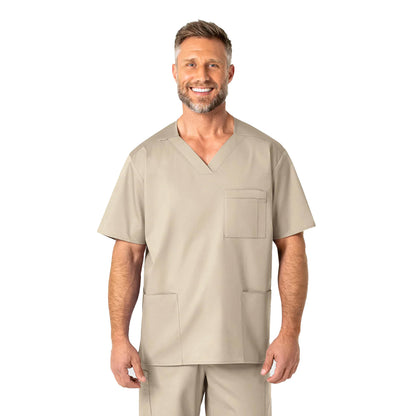 Wonderwink - WonderWORK Men's V Neck Scrub Top (103) - Uniscrubs