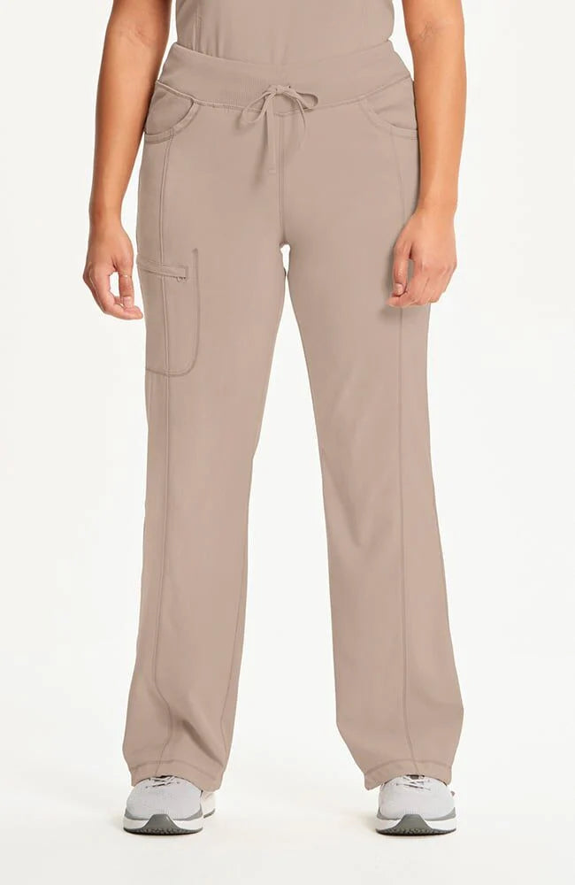 Cherokee - Women's Rib Knit Drawstring Waist Scrub Pant (1123A) - Uniscrubs