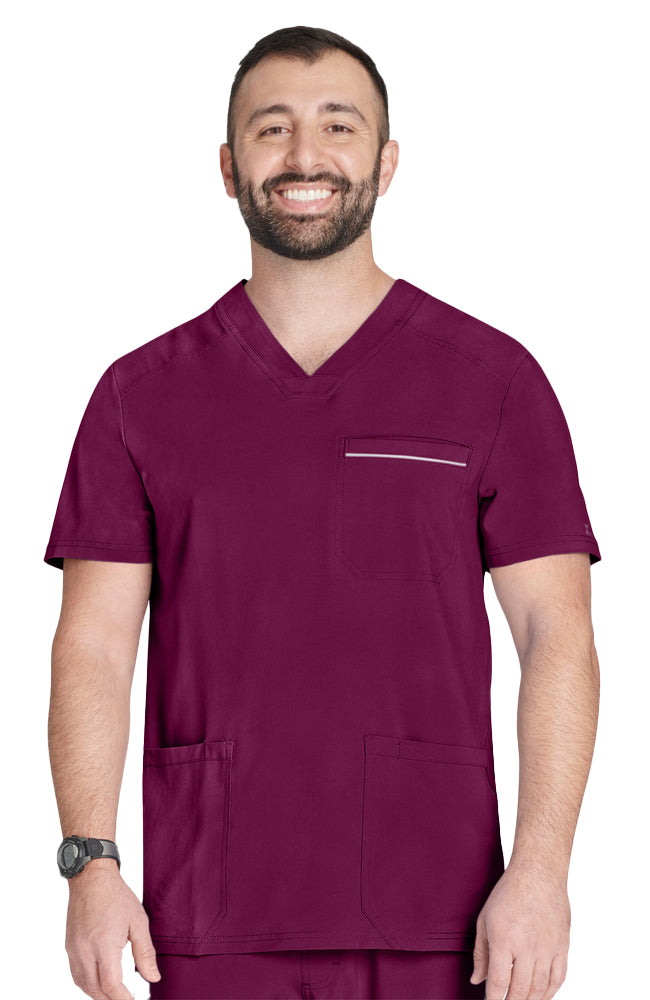 Cherokee - Men's V-Neck Solid Scrub Top (CK661)