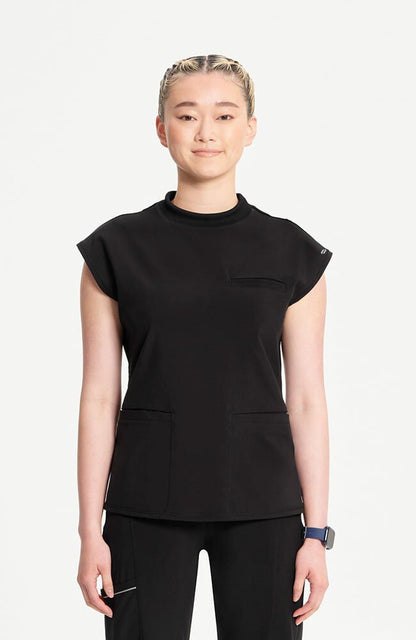 Cherokee - Women's Mock Neck Scrub Top (CK742A) - Uniscrubs