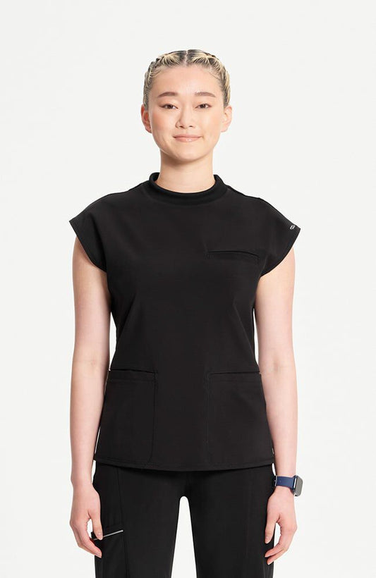 Cherokee - Women's Mock Neck Scrub Top (CK742A) - Uniscrubs