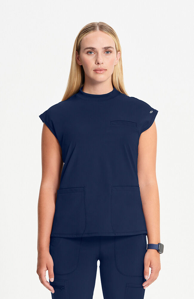 Cherokee - Women's Mock Neck Scrub Top (CK742A) - Uniscrubs