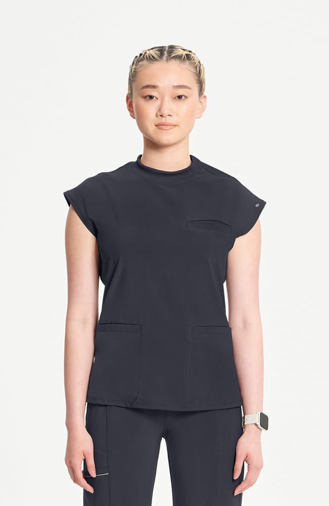 Cherokee - Women's Mock Neck Scrub Top (CK742A) - Uniscrubs