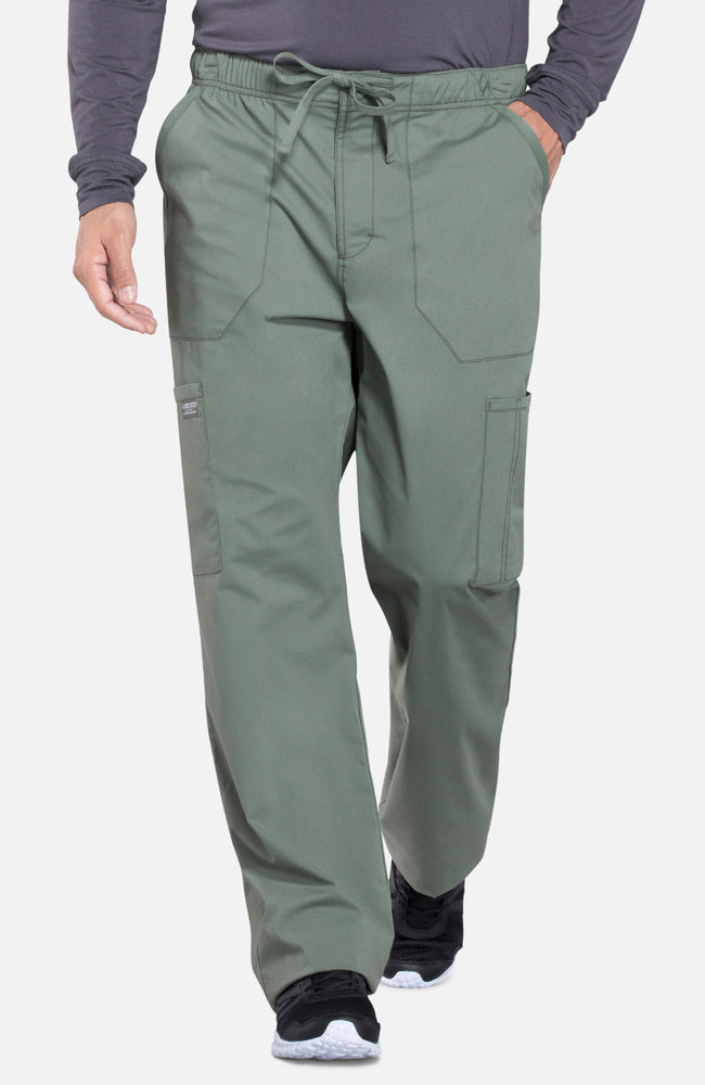 Cherokee - Men's Zip Fly Drawstring Scrub Pant (WW190)