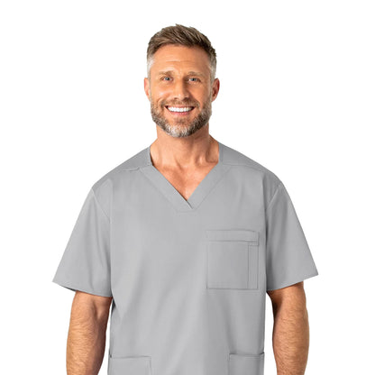 Wonderwink - WonderWORK Men's V Neck Scrub Top (103) - Uniscrubs