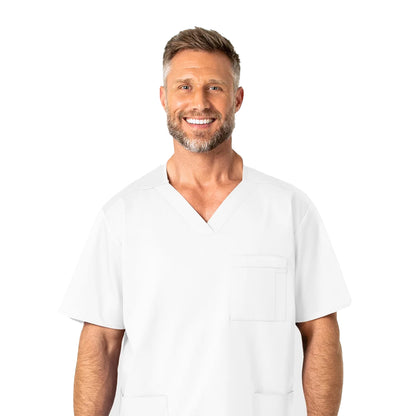 Wonderwink - WonderWORK Men's V Neck Scrub Top (103) - Uniscrubs