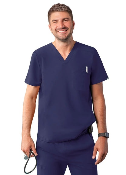 Adar - Men's Modern V-Neck Top (A6010) - Uniscrubs