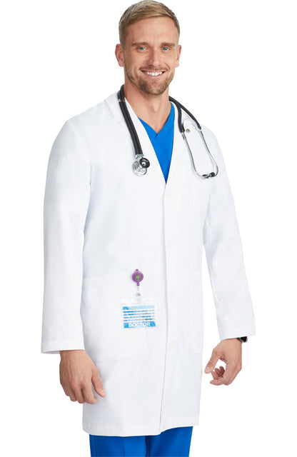 Premium medical lab coat with multiple pockets