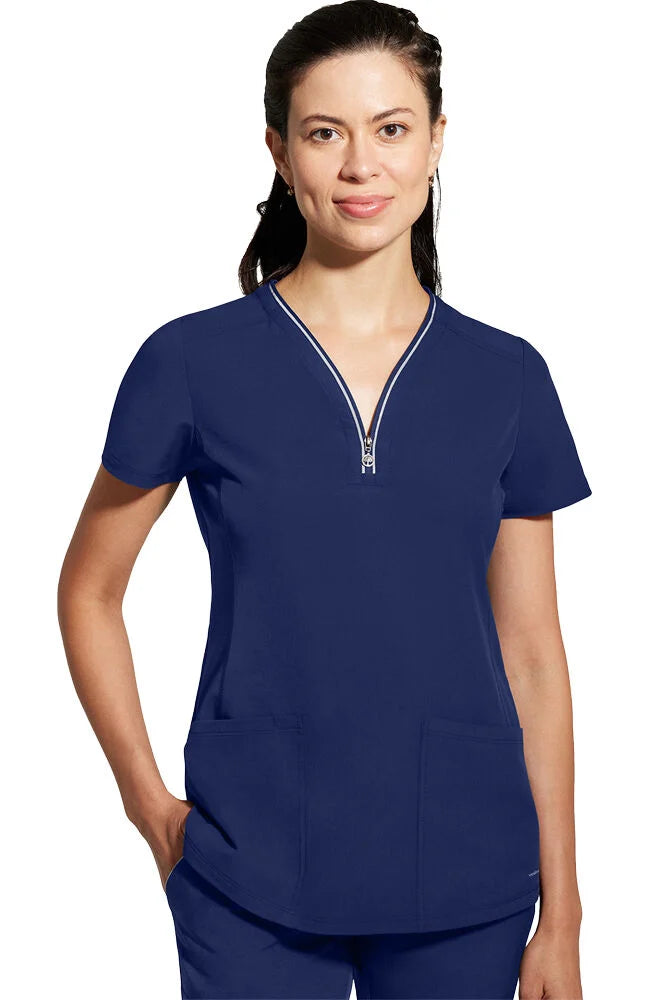 Healing Hands Women's Y-Neck Scrub Top - (2274)