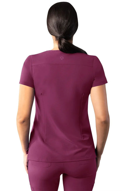 Adar - Women's Modern V-Neck Top (A6008) - Uniscrubs
