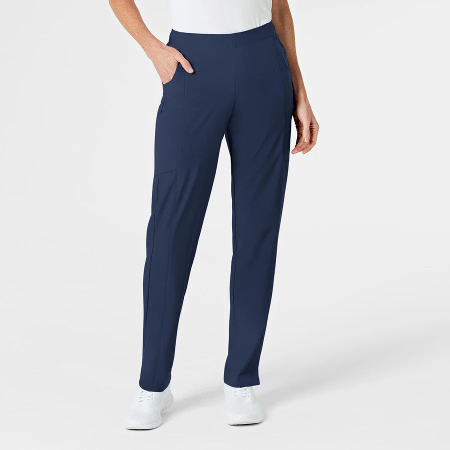 Wonderwink - W123 Women's Flat Front Cargo Scrub Pant (5155)