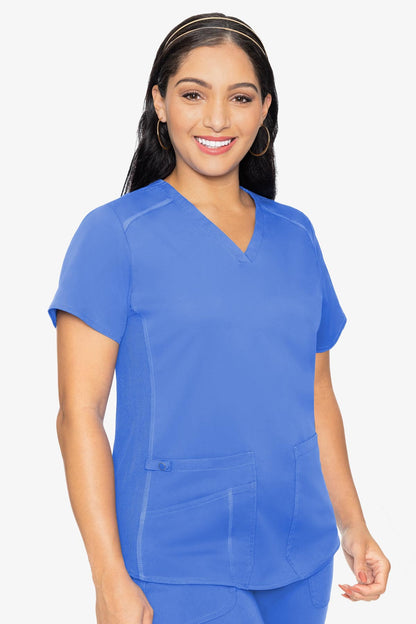 Med Couture - Touch V-neck Shirttail Top (7459) - Uniscrubs