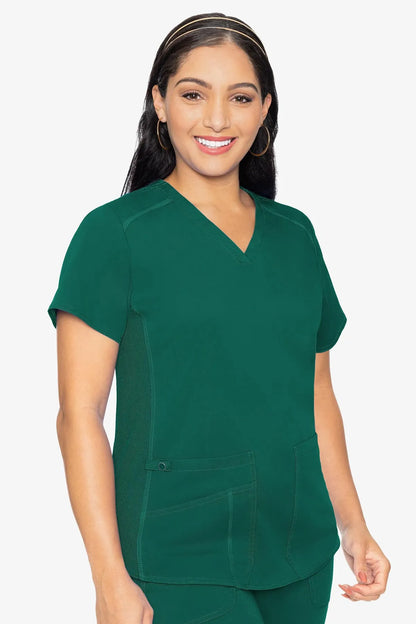 Med Couture - Touch V-neck Shirttail Top (7459) - Uniscrubs