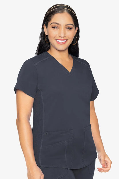Med Couture - Touch V-neck Shirttail Top (7459) - Uniscrubs