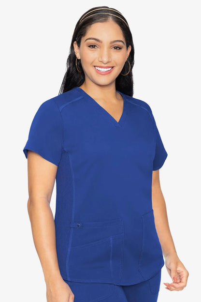 Med Couture - Touch V-neck Shirttail Top (7459) - Uniscrubs