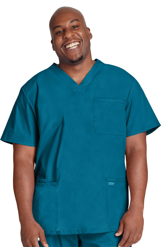 Cherokee - Men's V-Neck Utility Solid Scrub Top (WW695)