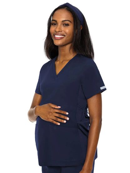 Med Couture - Women's Maternity Scrub Top - 8459