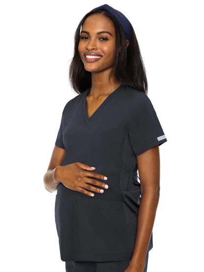 Med Couture - Women's Maternity Scrub Top - 8459