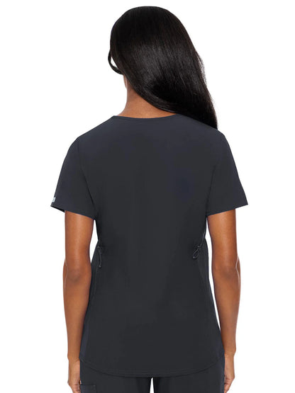 Med Couture - Women's Maternity Scrub Top - 8459