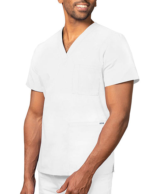 Adar - Unisex V-Neck Three Pockets Nursing Scrub Top (601)