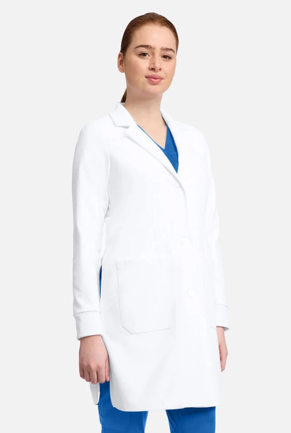 Healing Hands Women's 34½" Francesca Convertible Collar Lab Coat HH405