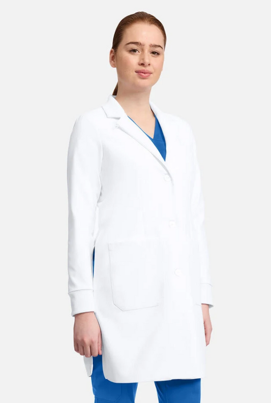 Healing Hands Women's 34½" Francesca Convertible Collar Lab Coat HH405