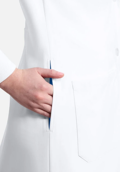 Healing Hands Women's 34½" Francesca Convertible Collar Lab Coat HH405