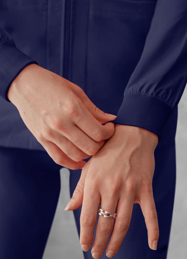 Adar - Women's Bomber Zipped Jacket (A6200)