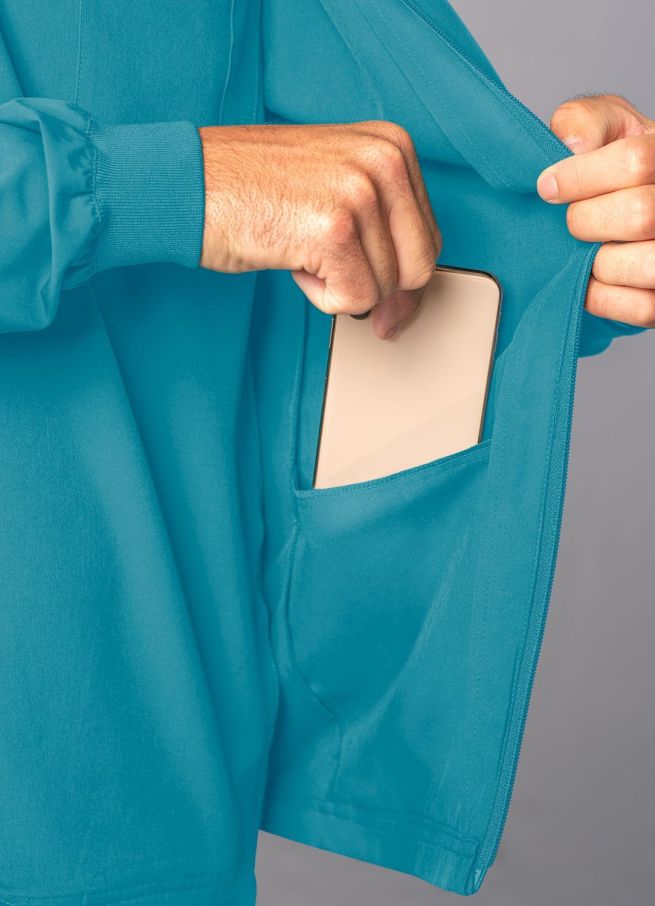 Adar - Men's Bomber Zipped Jacket (A6206) - Uniscrubs